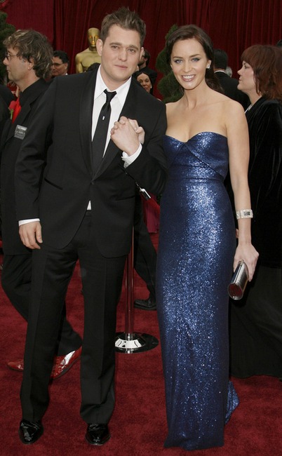 Michael Buble, Emily Blunt, Oscars Couples